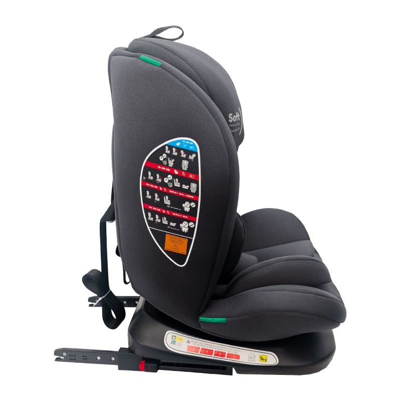 OG801A ECE R129 صندلی ماشین کودک 40-150 سانتی متر Isofix صندلی ایمنی کودک 360 درجه چرخش بزرگ برای بچه ها