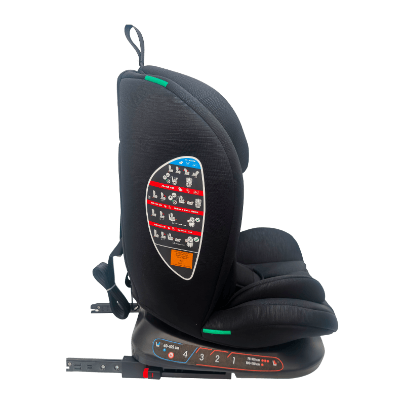 OG801A ECE R129 برای گروه کودک قابل تبدیل 40-150 سانتی متر 0 1 2 3 محدودیت صندلی ماشین با ISOFIX