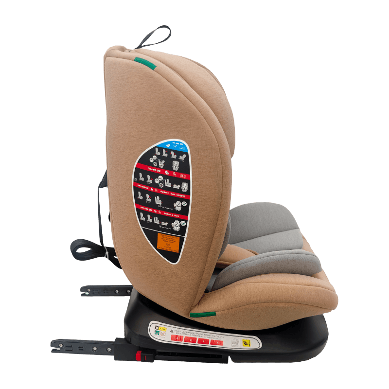 OG801A ECE R129 صندلی ماشین کودک 40-150 سانتی متر Isofix صندلی ایمنی کودک 360 درجه چرخش بزرگ برای بچه ها